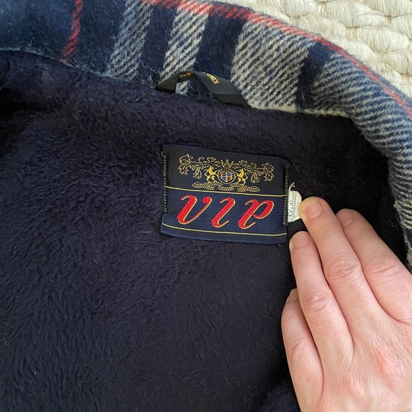 Vintage plaid wool jacket - Picture 4 of 6
